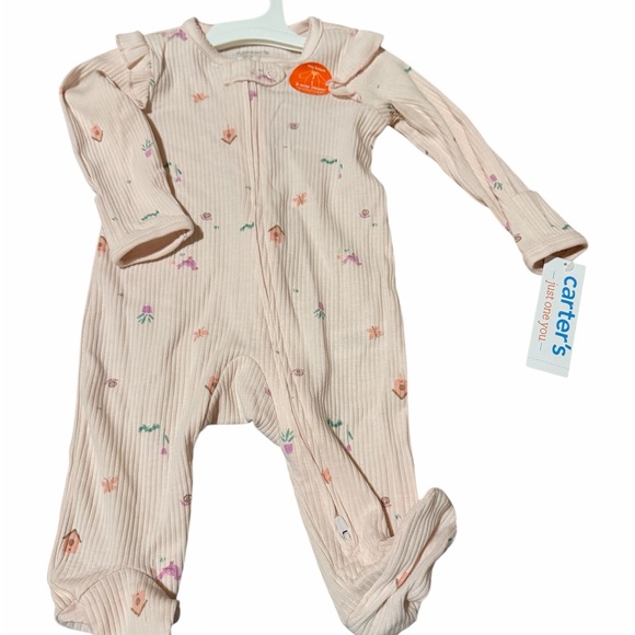 Wholesale Lot 💕Carter's Cream Floral Kids Footie